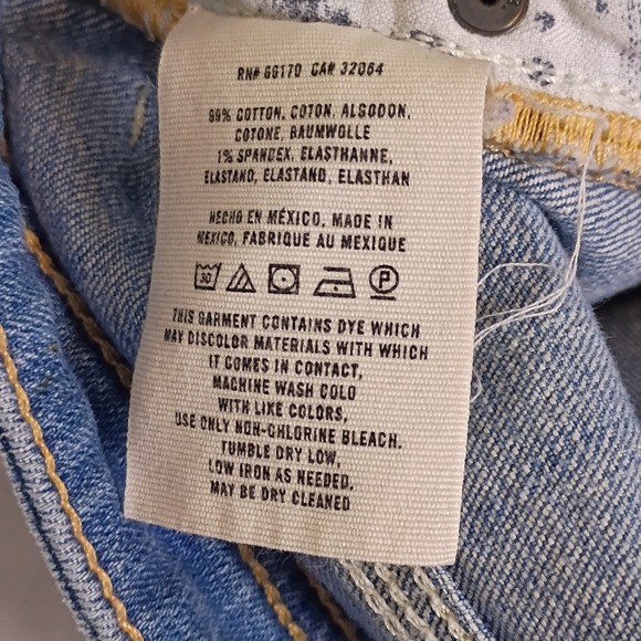 Pilcro Anthropologie Carpenter Jeans Light Wash Distressed No 30 (34x29) - Picture 15 of 15